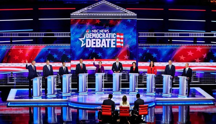 Arrancaron los debates de los precandidatos demócratas en EE.UU.