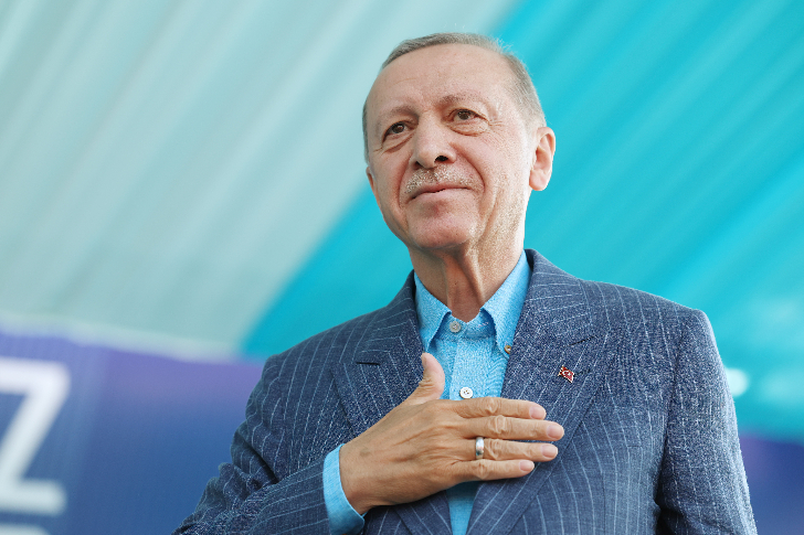 Recep Tayyip Erdoğan, current president of Türkiye who has just secured his re-election. 