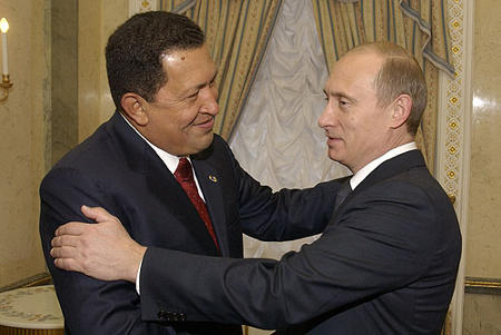 Hugo Chávez y Vladimir Putin