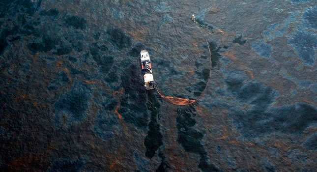 Derrame de petróleo en el Golfo de México