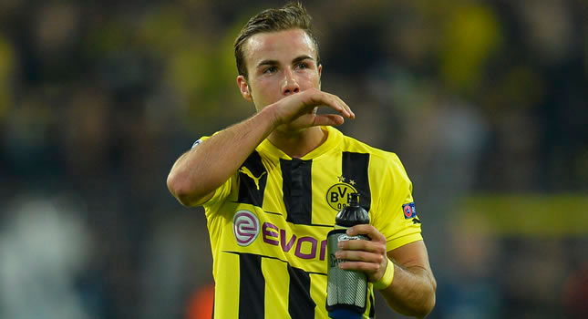 Mario Götze del Borussia Dortmund enfrentará a su nuevo equipo