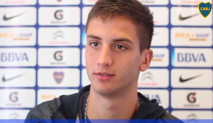 Bentancur tiene como ídolo a Pacheco . Foto: Captura de video de Boca Juniors