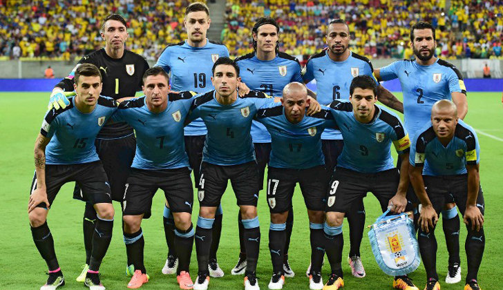 Los futbolistas de la Selección de Uruguay expresaron su total