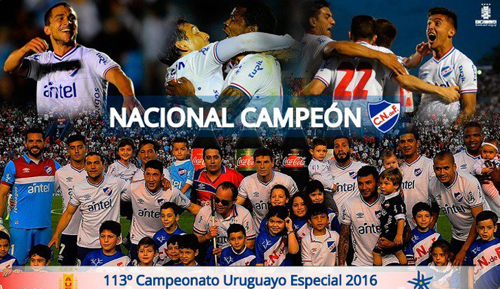 Nacional es el nuevo campeón del fútbol uruguayo; venció a