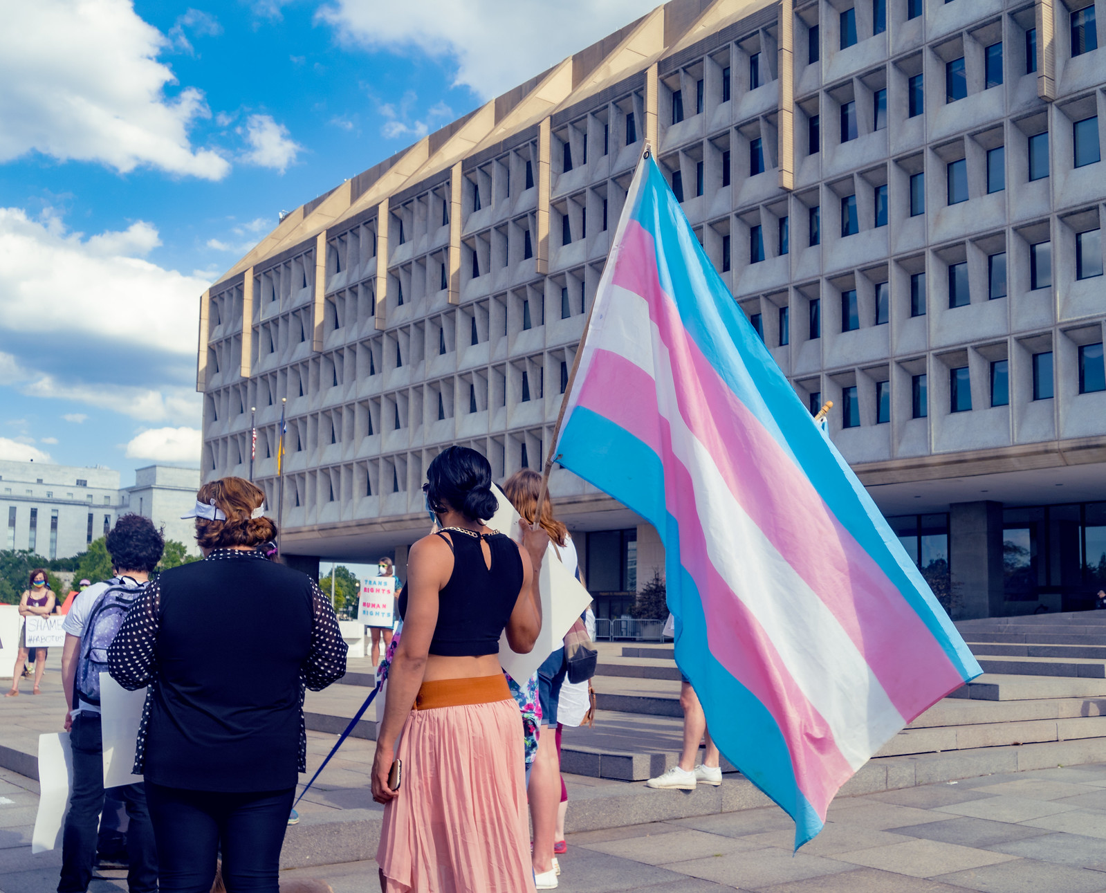 Manifestación por los derechos de las personas trans en Washington D.C., en junio de 2020. Foto: Flickr / Ted Eytan