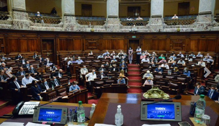 Reunión de la Asamblea General. Foto: Parlamento.