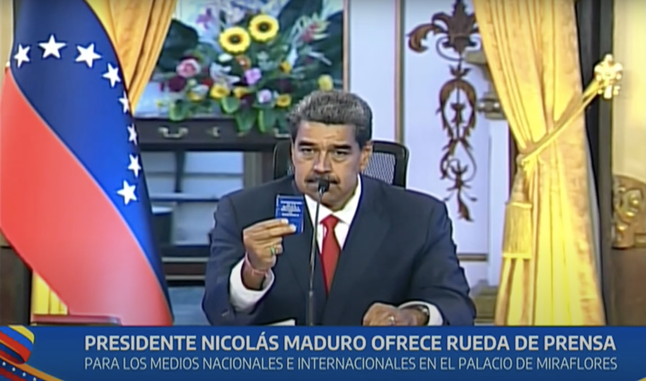 Nicolas Maduro, presidente de Venezuela.