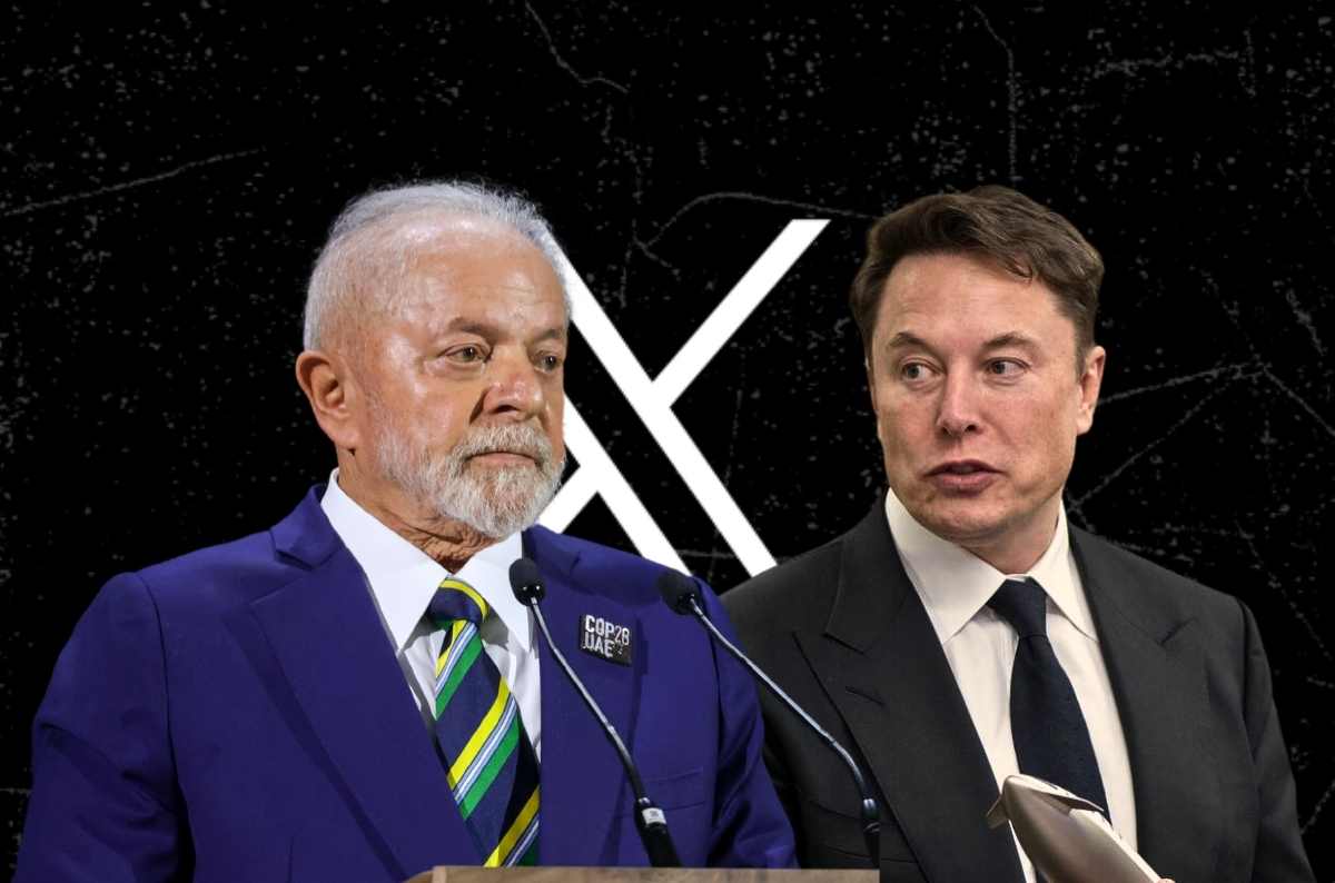 Lula da Silva y Elon Musk en fotos de archivo