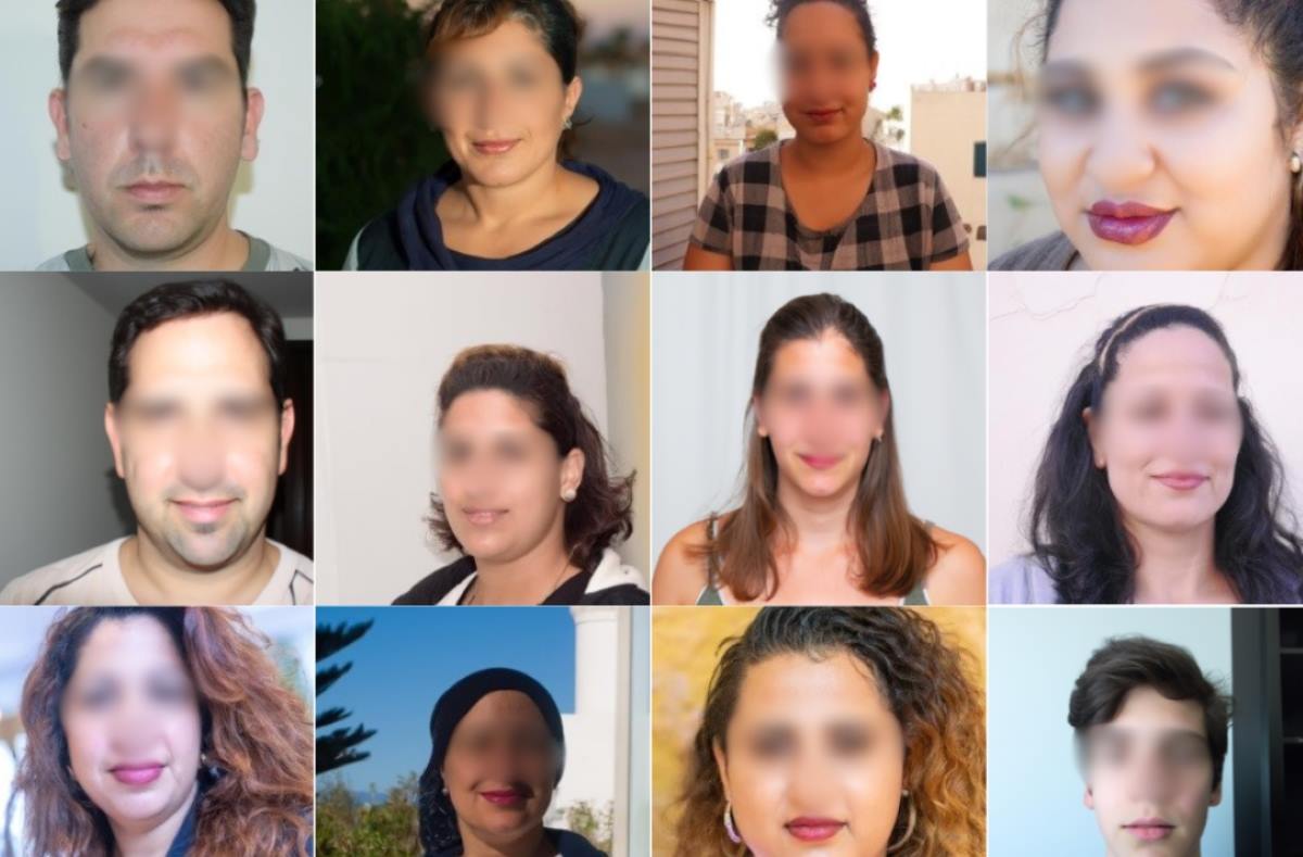 Photos of bot profiles that exclusively repost content from Álvaro Delgado