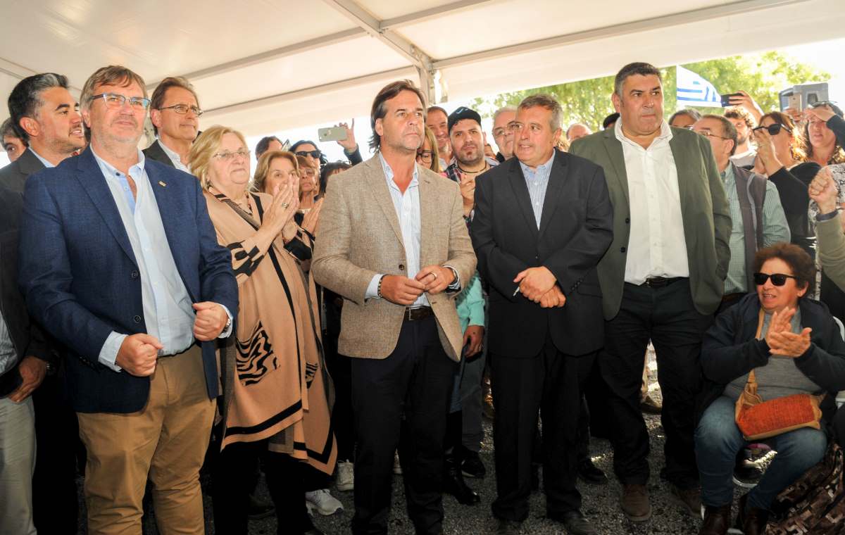 Lacalle Pou once again criticized the Frente Amplio