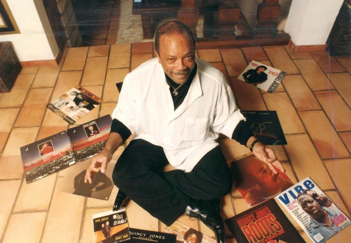 Quincy Jones en una foto de archivo