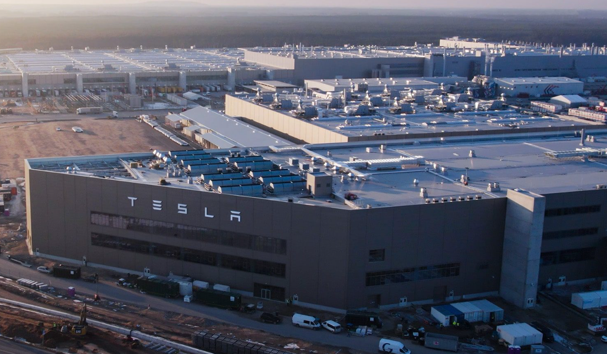 Gigafábrica de Tesla en Berlín, Alemania. 