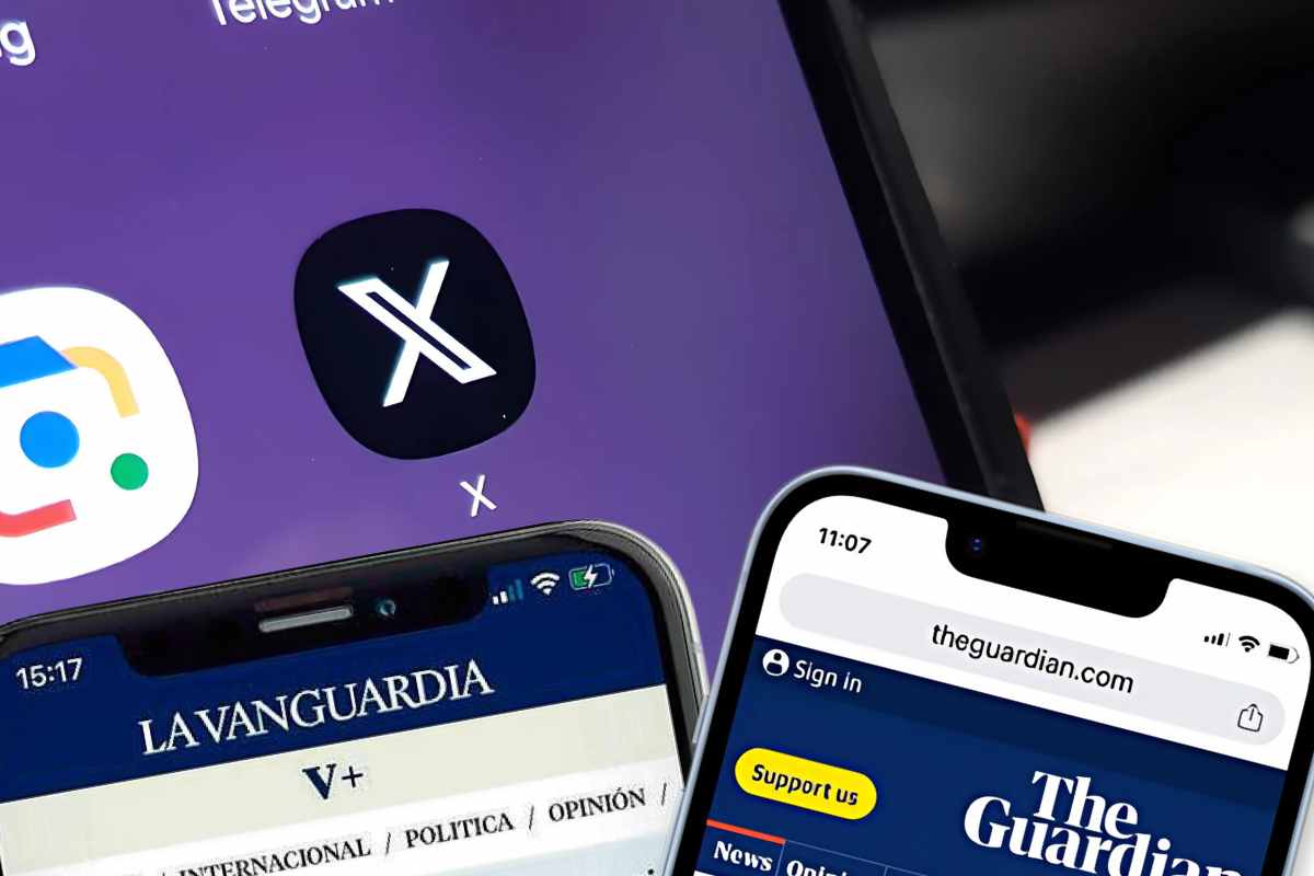 la vanguardia - the guardian - X.com