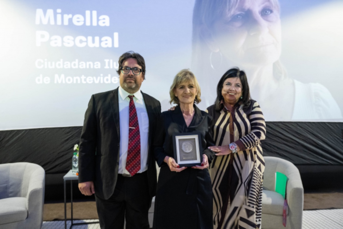 Mirella Pascual es Ciudadana Ilustre de Montevideo