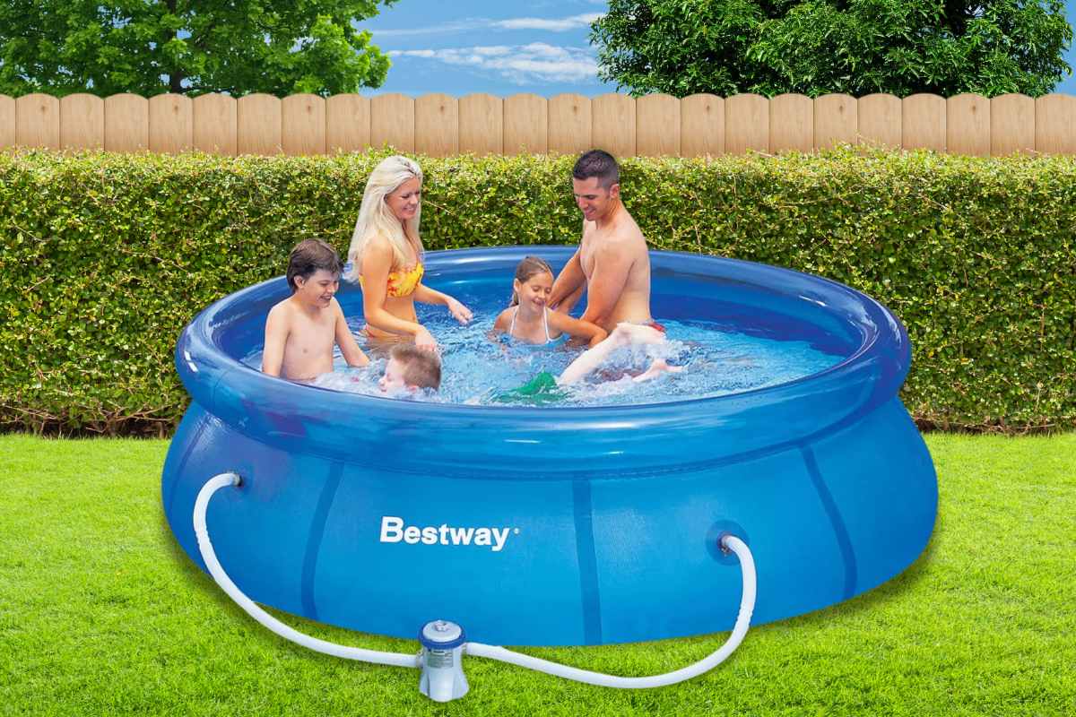 Piscina Bestway Gomón con filtro, 3638 Lts, 305 x 76 Cm