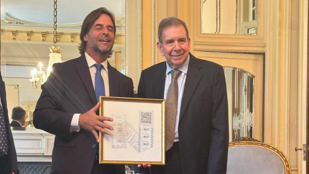 Luis Lacalle Pou received Edmundo González Urrutia and reaffirmed that he recognizes him as elected president of Venezuela